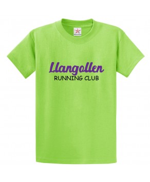 Llangollen Running Club Classic Kids and Adults T-Shirt For Fitness Enthusiasts Aethletic Women